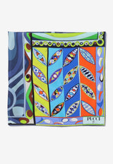 Pucci Printed Silk Scarf 3RGB43 3RC33 2 Multicolor