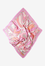 Pucci Large Marmo Print Silk Scarf 3RGB75 3RC43 2 Pink