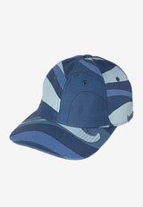 Pucci Marmo Print Denim Cap 3RGF41 3R158 009 Blue