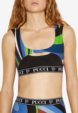 Pucci Iride-Print Cropped Top Multicolor 3RTP10 3R755 020