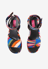 Pucci Pucciami Flatform Sandals Multicolor 3UCD88 3UX64 063