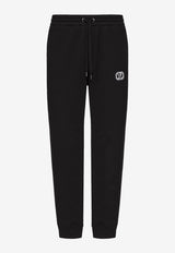 Valentino VLogo Patch Track Pants 3V3MD03E962 0NO Black