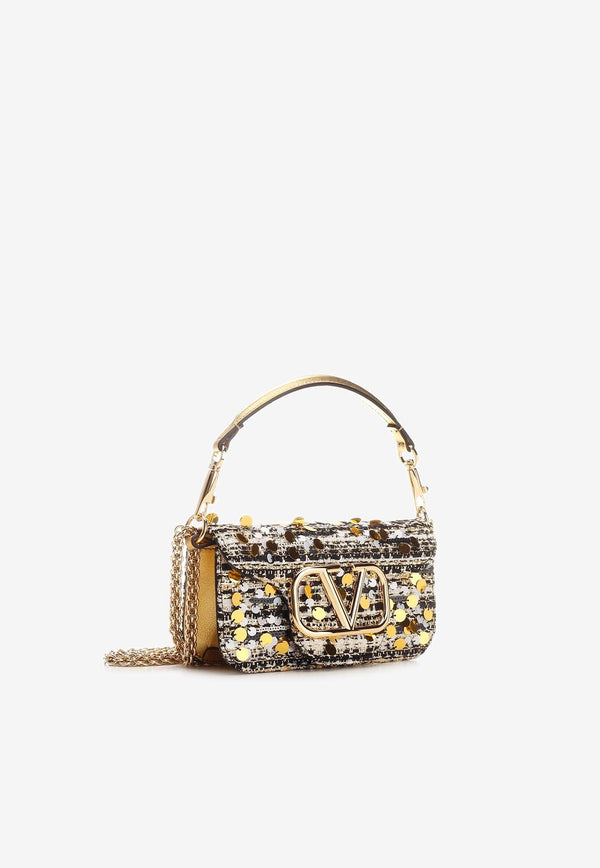 Valentino Small Locò Embroidered Shoulder Bag Multicolor 3W2B0K53DTU MPA