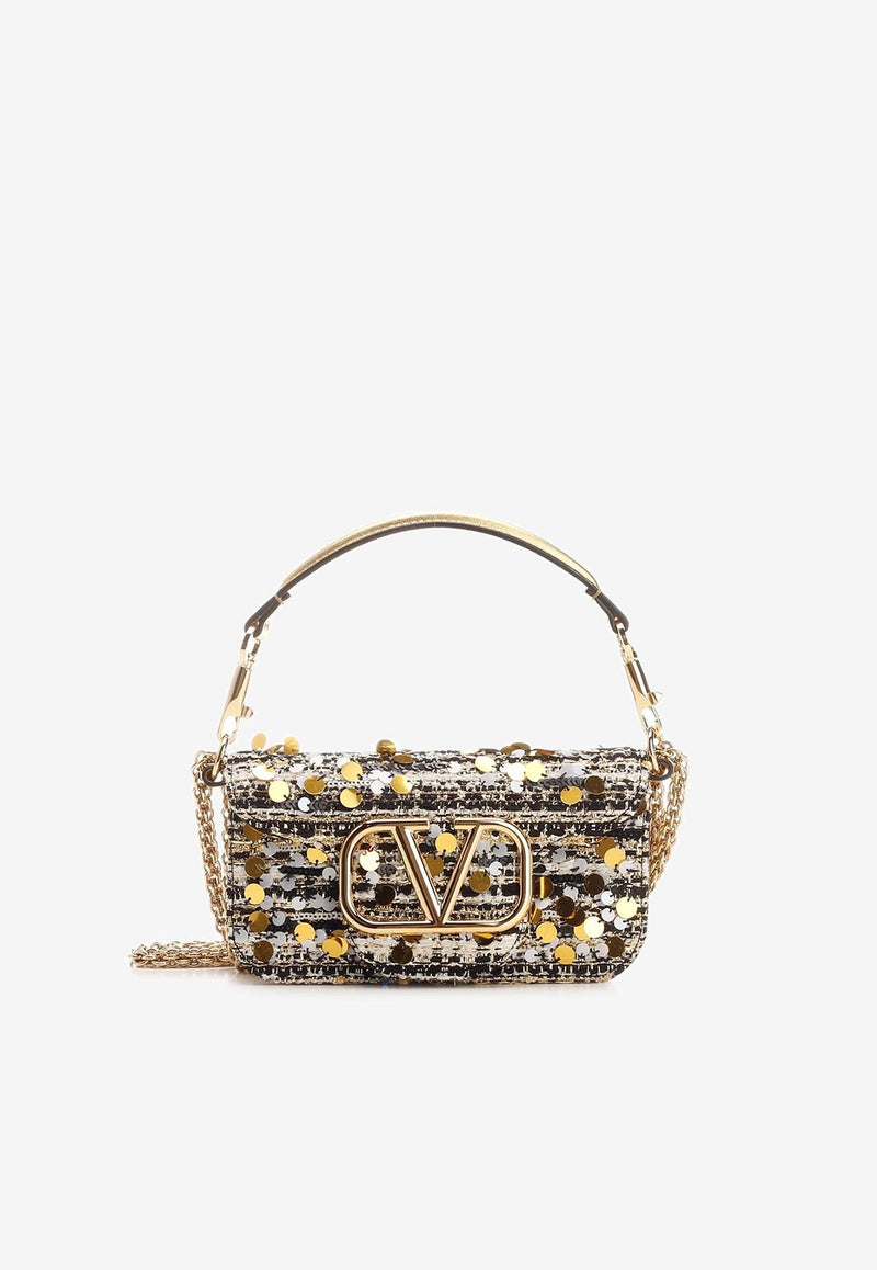 Valentino Small Locò Embroidered Shoulder Bag Multicolor 3W2B0K53DTU MPA