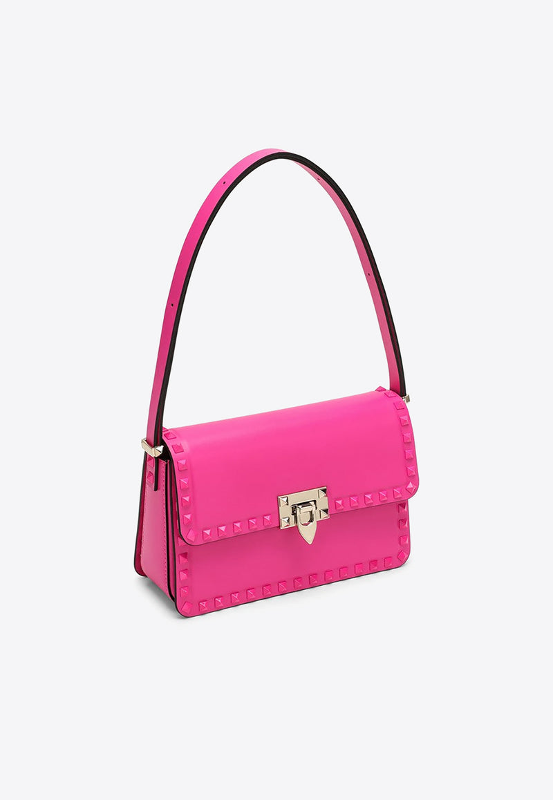 Valentino Rockstud23 Shoulder Bag in Smooth Leather Fuchsia 3W2B0M41AZS UWT