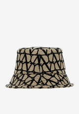 Valentino Iconographe Bucket Hat Beige 3W2HGA65IEK EX9