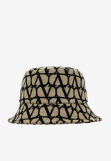 Valentino Iconographe Bucket Hat Beige 3W2HGA65IEK EX9