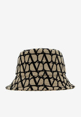 Valentino Iconographe Bucket Hat Beige 3W2HGA65IEK EX9