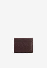 Valentino Embossed Iconographe Cardholder Brown 3W2P0Z56EHB 514