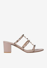 Valentino Rockstud 60 Sandals in Calf Leather Blush 3W2S0C47VOD P45