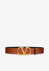 Valentino Signature VLogo Reversible Belt Brown 3W2T0S11ZFR 11J