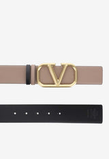 Valentino Signature VLogo Reversible Belt Beige 3W2T0S11ZFR LC8