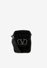 Valentino Mini Toile Iconographe Messenger Bag 3Y2B0C15PMJ 0NO Black