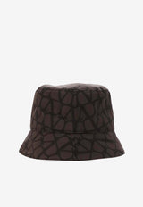 Valentino Toile Iconographe Bucket Hat 3Y2HGA11FHG MVP Ebony