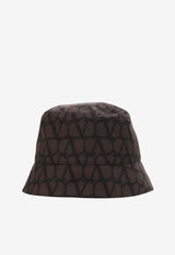 Valentino Toile Iconographe Bucket Hat 3Y2HGA11FHG MVP Ebony