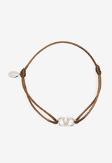 Valentino VLogo Signature Bracelet 3Y2J0M96DTK KG8 Brown