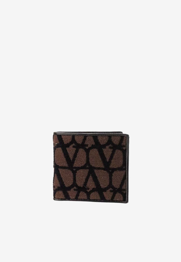 Valentino Toile Iconographe Bi-Fold Wallet 3Y2P0654WAW U02 Ebony