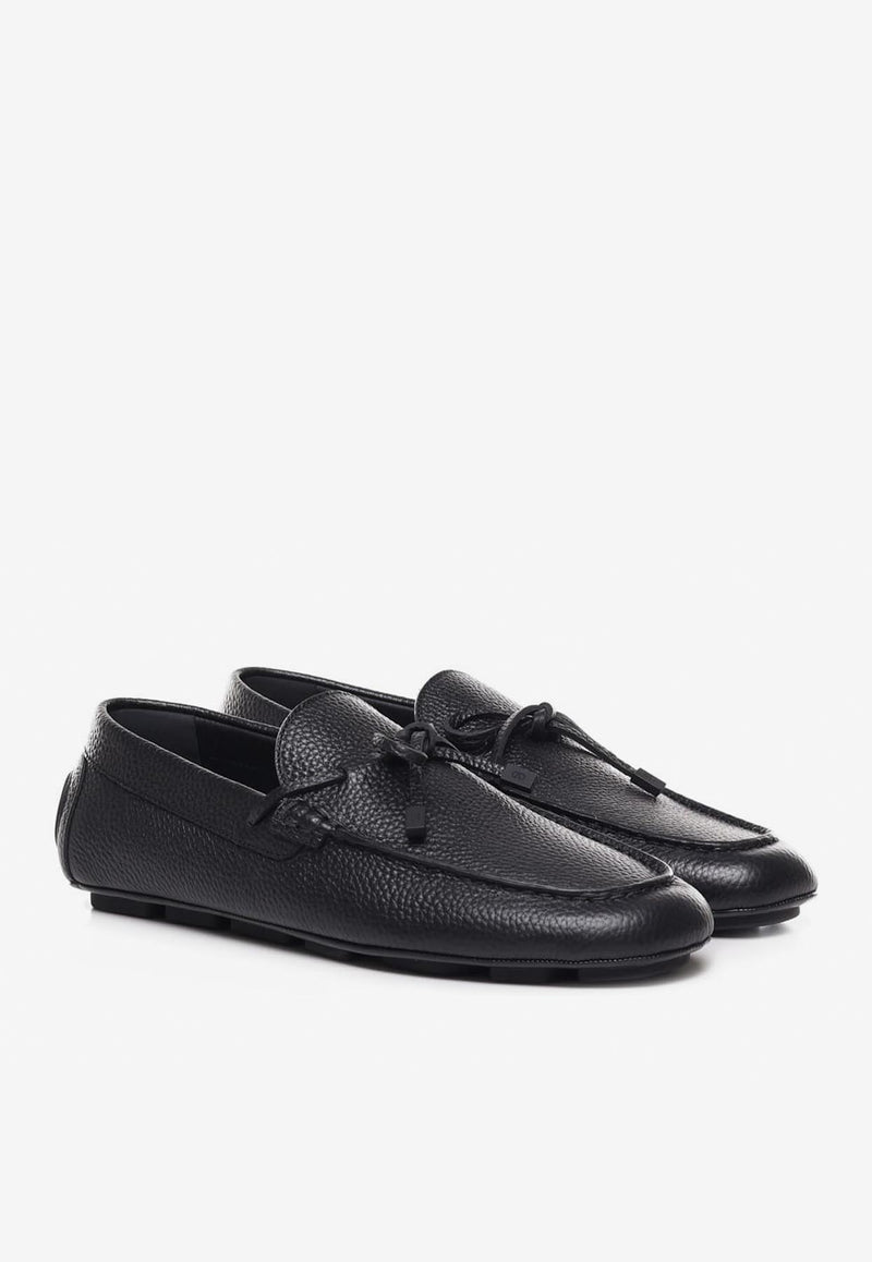 Valentino VLogo Leather Loafer 3Y2S0H19LDL 0NO Black