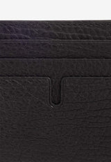 Burberry Tall B Cut Cardholder in Grained Leather Black 8080674 A1189-BLACK