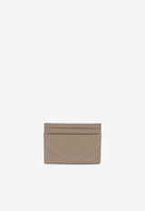 Saint Laurent Cassandre Matelassé Leather Cardholder Beige 423291BOW01/Q_YSL-2721