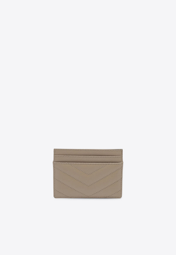 Saint Laurent Cassandre Matelassé Leather Cardholder Beige 423291BOW01/Q_YSL-2721