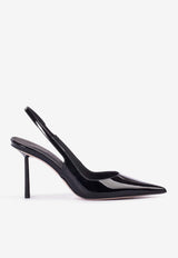 Le Silla Bella 80 Patent Leather Slingback 4233B080LBPPKAB 001