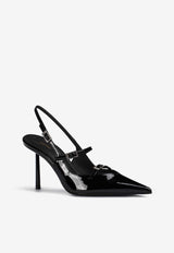 Morgana 80 Patent-Leather Pumps Le Silla 4243C080BLPPKAB 001