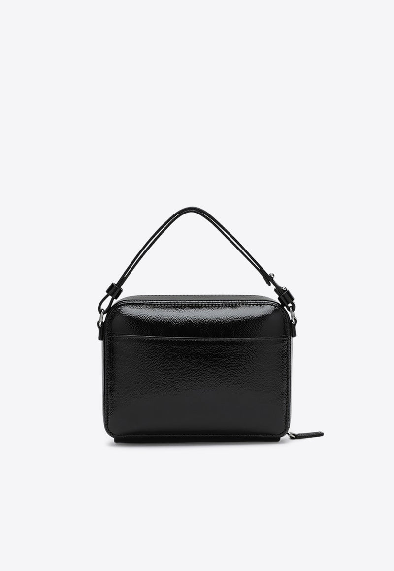 Courrèges Cloud Naplak Leather Top Handle Bag Black 424GSA146CR0043/P_COURR-9999