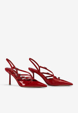 Le Silla Scarlet 80 Slingback Pumps Red 4294D080BXPXRED