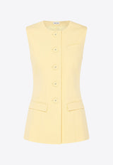 Anna Quan Bailey Tailored Vest Yellow 42.71.BUTYELLOW