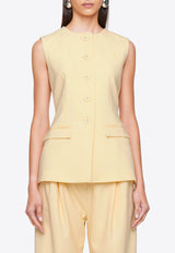 Anna Quan Bailey Tailored Vest Yellow 42.71.BUTYELLOW