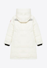 Canada Goose Kids Boys Brittania Parka Jacket White 4556YPL/N_CANAD-433