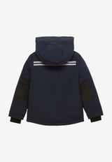 Canada Goose Kids Boys Logan Padded Parka Navy 4557YNY/N_CANAD-63