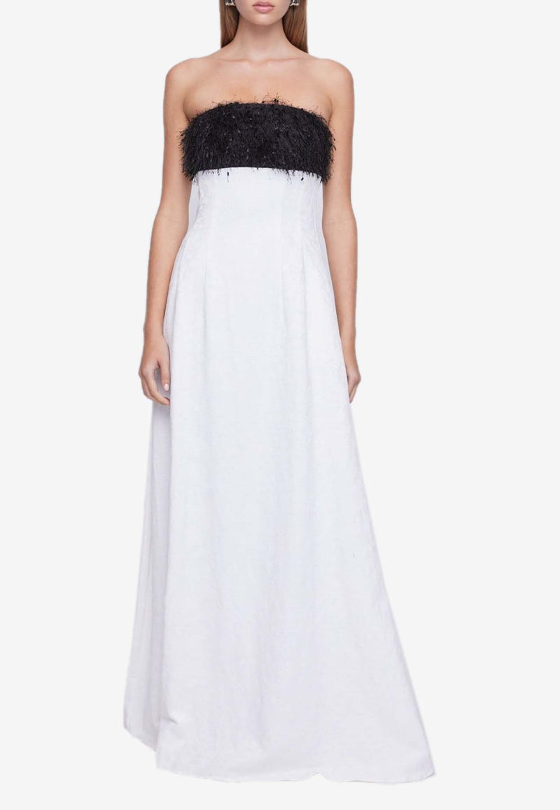 Anna Quan Quilla Strapless Maxi Dress 45.55.JCD/BFBLACK