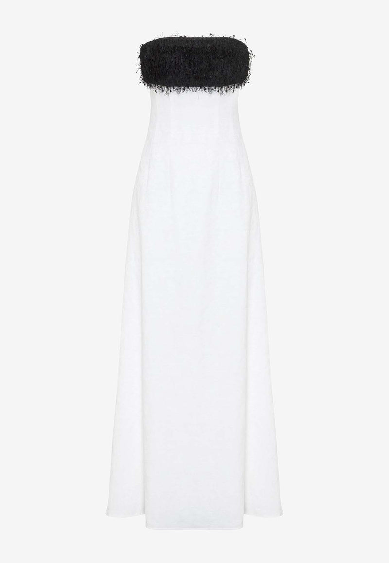 Anna Quan Quilla Strapless Maxi Dress 45.55.JCD/BFBLACK