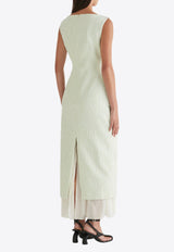 Anna Quan Olivia Crinkled Midi Dress 47.60.PISLIME