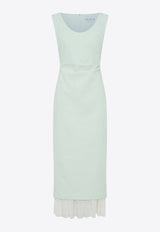 Anna Quan Olivia Crinkled Midi Dress 47.60.PISLIME