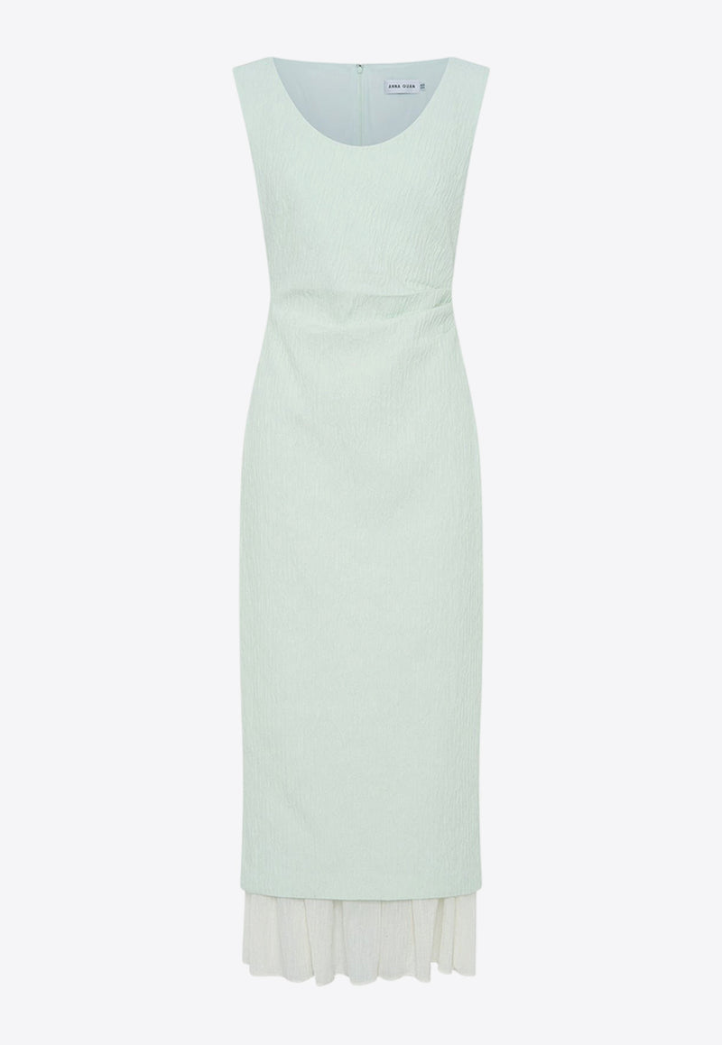 Anna Quan Olivia Crinkled Midi Dress 47.60.PISLIME