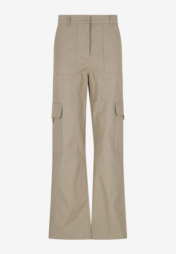 Valentino Stretch-Leg Cargo Pants Beige 4B3RB5P58BD 0BG