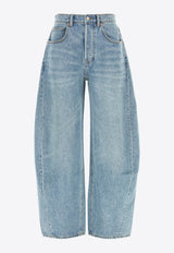 Alexander Wang High-Rise Wide-Leg Jeans 4DC2244264DENIM