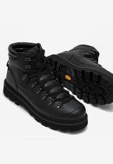 Moncler Peka Trek Leather Hiking Boots  Black 4G000-70M4646/P_MONCL-999