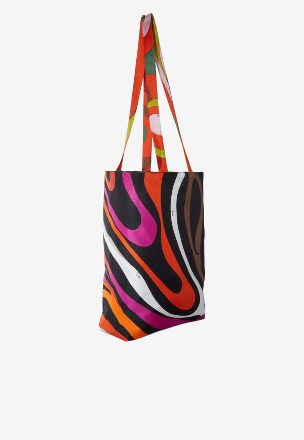 Pucci Gallery Printed Tote Bag 4HBC72 4H041 A88 Multicolor