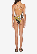 Pucci Vivara Print One-Piece Swimsuit 4HMC35 4H725 021 Multicolor