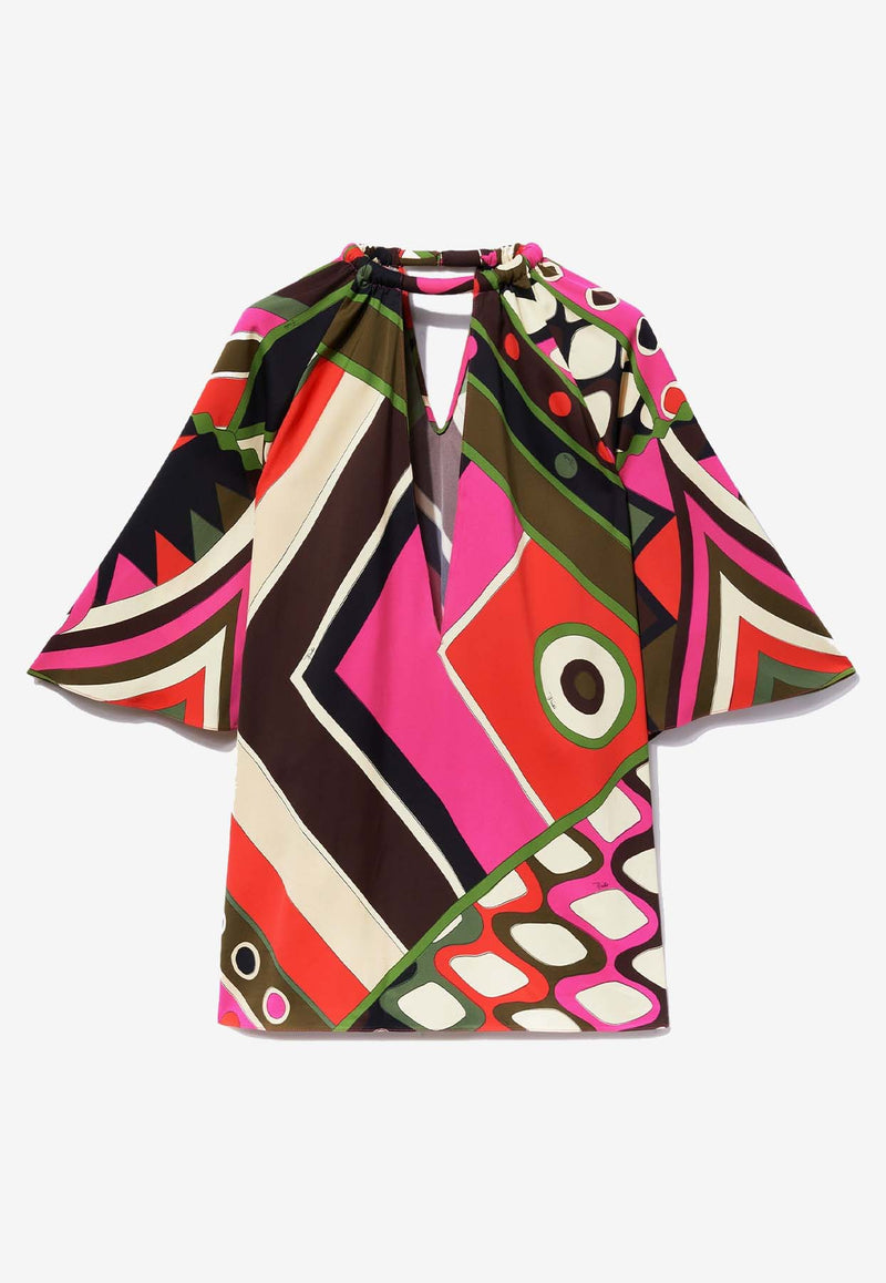 Pucci Vivara Print Top 4HRM25 4H727 020 Multicolor