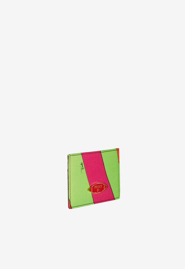 Pucci Iride Print Cardholder 4HSG15 4H151 013 Multicolor