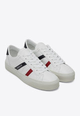 Moncler Monaco Leather Sneakers White 4M001-40M4496/P_MONCL-001