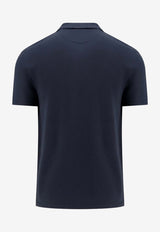 Valentino Rockstud Short-Sleeved Polo T-shirt 4V3MH03C9WK 598 Navy