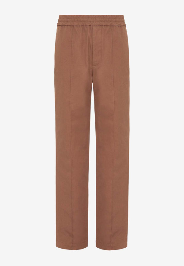 Valentino Logo Track Pants 4V3RB0Q89UA 416 Brown