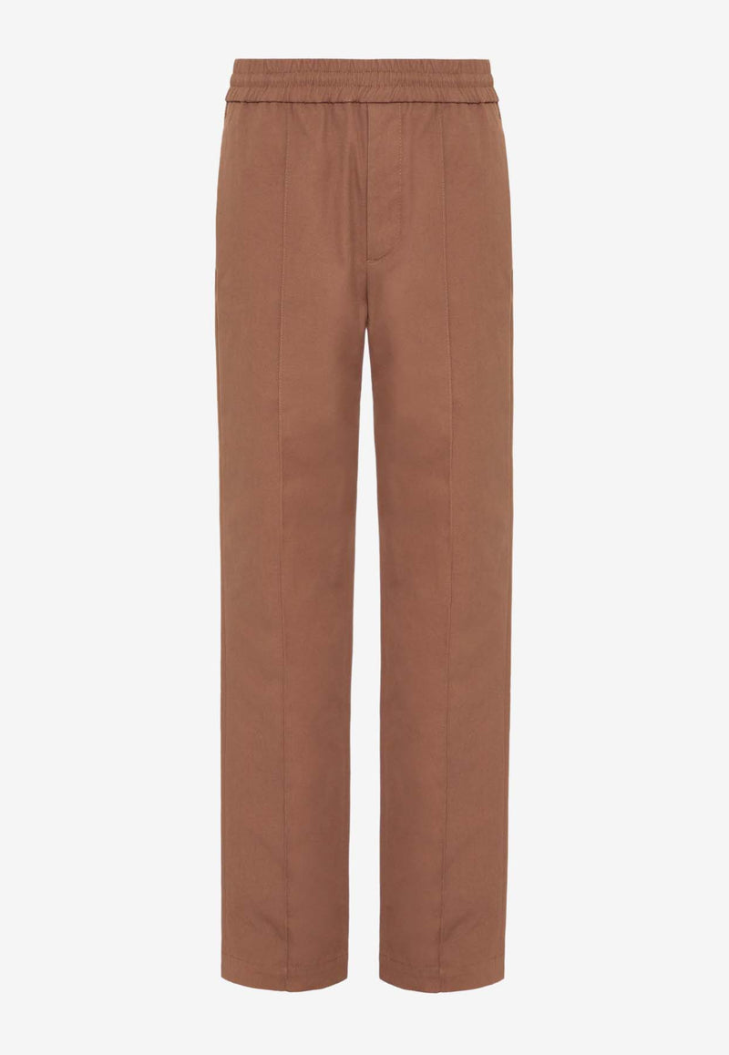 Valentino Logo Track Pants 4V3RB0Q89UA 416 Brown