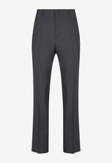 Valentino High-Waist Tailored Pants 4V3RBK7525S 094 Gray